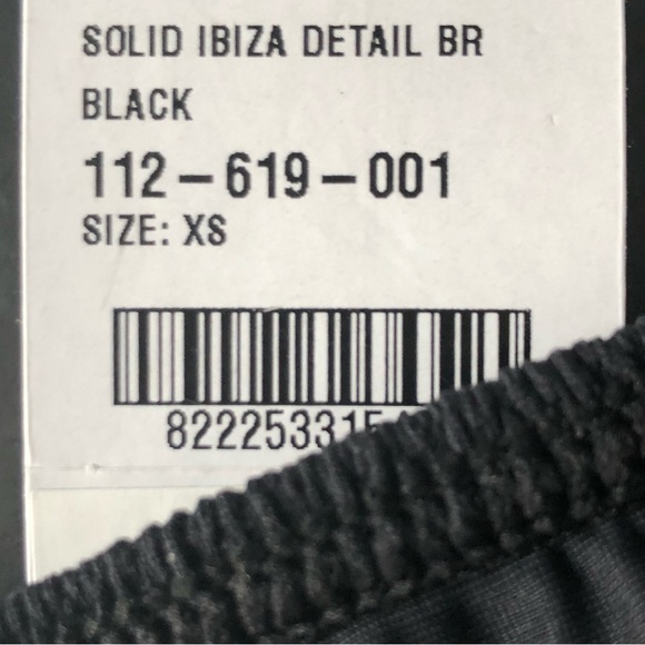 Vix PaulaHermany Black Ibiza Bikini Bottoms Gold Chain Detail XS - Picture 7 of 13